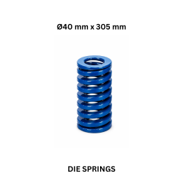 Die Springs Blue - Ø40 mm x 305 mm