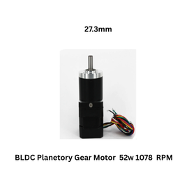 Sumit Engineering Works BLDC Planetory Gear Motor 52w 1078 RPM - 27.3mm