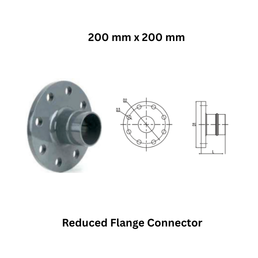 AirPipe Reduced Flange Connector - 200 mm x 200 mm