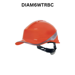 Delta Plus Diamond VI Wind Safety Helmet - DIAM6WTRBC - Orange