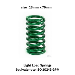 Shree Ganesh Enterprises Light Load Springs Green - 13 mm x 76 mm