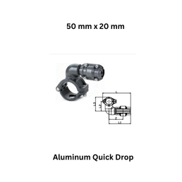 AirPipe Aluminum Quick Drop - 50 mm x 20 mm