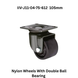 Supo Nylon Wheels With Double Ball Bearing IIV-J11-04-75-612 105mm