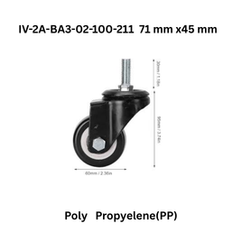 Supo Poly Propyelene(PP) IV-2A-BA3-02-100-211 71 mm x45 mm
