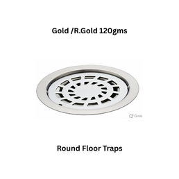 Simtex SS304 Round Floor Traps Gold /R.Gold 120gms