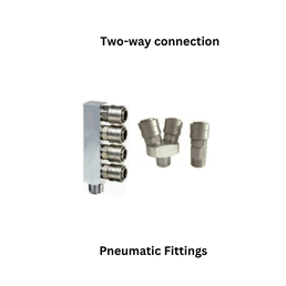 AirPipe Pneumatic Fittings - Two-way connection