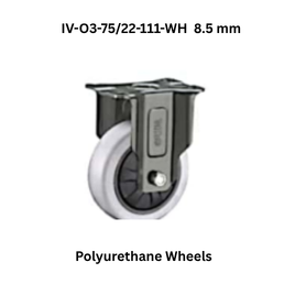 Supo Polyurethane Wheels IV-O3-75/22-111-WH 8.5 mm