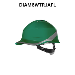 Delta Plus Diamond VI Wind Safety Helmet - DIAM6WTRJAFL - Green