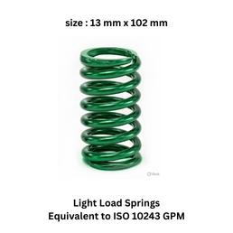Shree Ganesh Enterprises Light Load Springs Green - 13 mm x 102 mm