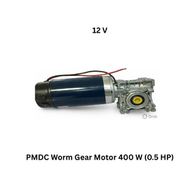 Sumit Engineering Works PMDC Worm Gear Motor 400 W (0.5 HP) - 12 V