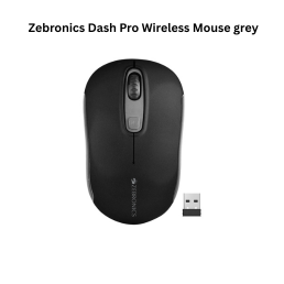 Zebronics Dash Pro Wireless Mouse grey
