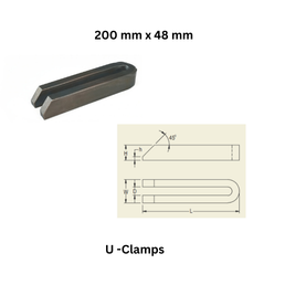 U -Clamps - 200 mm x 48 mm