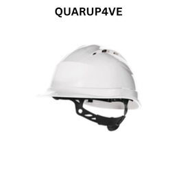 Delta Plus Quartz Up IV Safety Helmet - QUARUP4VE - White