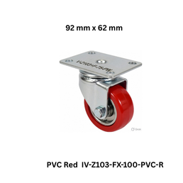Supo Poly PVC Red IV-Z103-FX-100-PVC-R - 92 mm x 62 mm