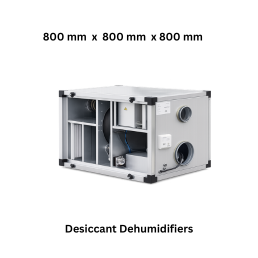 Salleria Solutions Desiccant Dehumidifiers - 800 mm x 800 mm x 800 mm