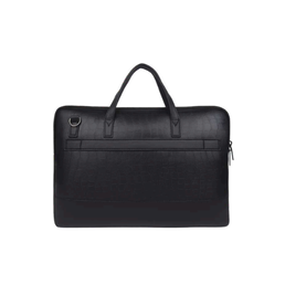 Camry 15L Vegan Leather Laptop Bag Black