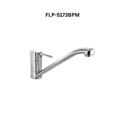 Jaquar Single Lever Sink Mixer with Swinging Spout (Table Mounted Model) with 450mm Long Braided Hoses