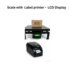 Clonet Label /Receipt Printing Scales ECR / Billing Terminals Scale with Label printer - LCD Display