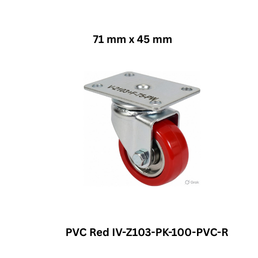 Supo Poly PVC Red IV-Z103-PK-100-PVC-R - 71 mm x 45 mm