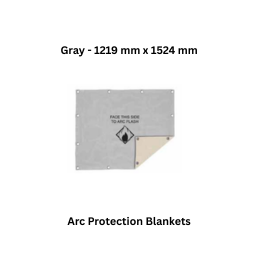 Honeywell Salisbury by Honeywell Arc Protection Blankets Gray/Khaki- 48" x 60" (1219 mm x 1524 mm)