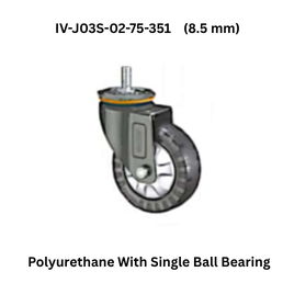 Supo Grand Polyurethane With Single Ball Bearing v IV-J03S-02-75-351 (8.5 mm)