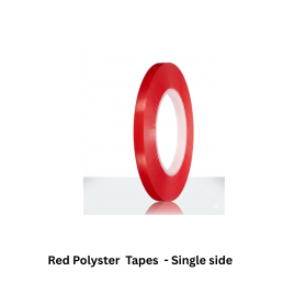 Itapes Red Polyster Tapes - Single side