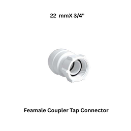 Luthra Pneumsys Feamale Coupler Tap Connector - 22 mmX 3/4"
