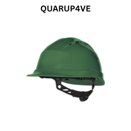 Delta Plus Quartz Up IV Safety Helmet - QUARUP4VE - Green