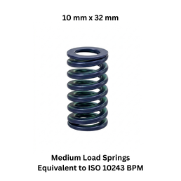 Shree Ganesh Enterprises Medium Load Springs Blue - 10 mm x 32 mm