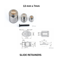 Slide Retainers - 13 mm x 7 mm