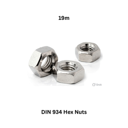 Tembo DIN 934 Hex Nuts 19m