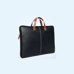 Lappy 15L Vegan Leather Laptop Bag Black