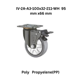 Supo Poly Propyelene(PP) IV-2A-A3-100x32-211-WH 95 mm x66 mm