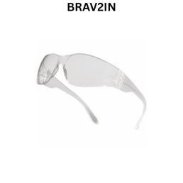 Delta Plus Brava 2 Clear Safety Glasses - BRAV2IN