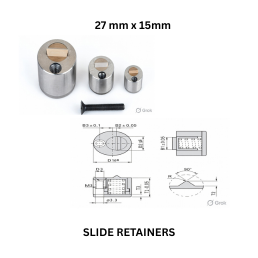 Slide Retainers - 27 mm x 15 mm