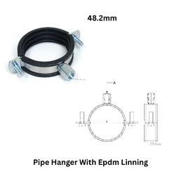 Tembo Pipe Hanger With Epdm Linning 48.2mm