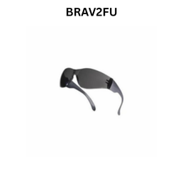 Delta Plus Brava 2 Smoke Safety Glasses - BRAV2FU