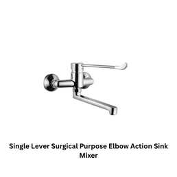 Jaquar Single Lever Surgical Purpose Elbow Action Sink Mixer (Wall Mounted)