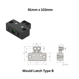 Mould Latch Type B - 91 mm x 103 mm