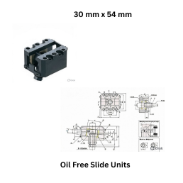 Oil Free Slide Units - 30 mm x 54 mm