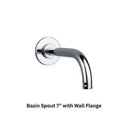 Jaquar Basin Spout 7” with Wall Flange