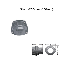 MechAir Reducing Connector (200mm - 150mm)