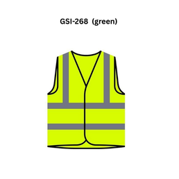 GoSafe Road Safety Product Safety Jacket GSI-268 - Green