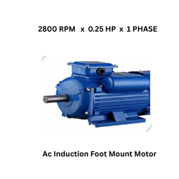 Sumit Engineering Works Ac Induction Foot Mount Motor - 2800 RPM x 0.25 HP x 1 PHASE