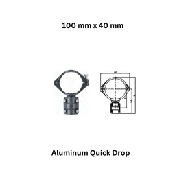 AirPipe Aluminum Quick Drop - 100 mm x 40 mm