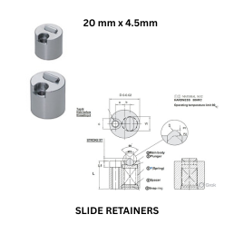 Slide Retainers - 20 mm x 4.5 mm