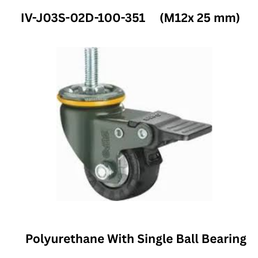Supo Grand Polyurethane With Single Ball Bearing IV-J03S-02D-100-351 (M12x 25 mm)