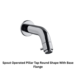 Jaquar Spout Operated Bib Tap Round Shape With Wall Flange