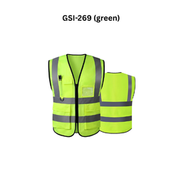 GoSafe Road Safety Product Safety Jacket GSI-269 (Green)