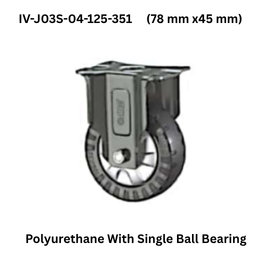 Supo Grand Polyurethane With Single Ball Bearing IV-J03S-04-125-351 (78 mm x45 mm)
